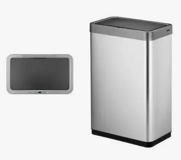 Lixeira Com Tampa Automática 50l Inox Members Mark