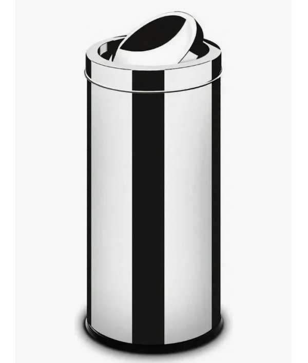 Lixeira De Inox 16 Litros Martinazzo Com Tampa Basculante