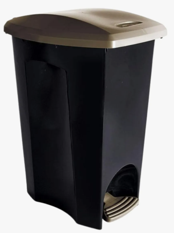 Lixeira Ecoblack Com Pedal 50 Litros